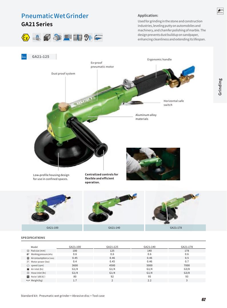 ROSIT Pneumatic Wet Polisher